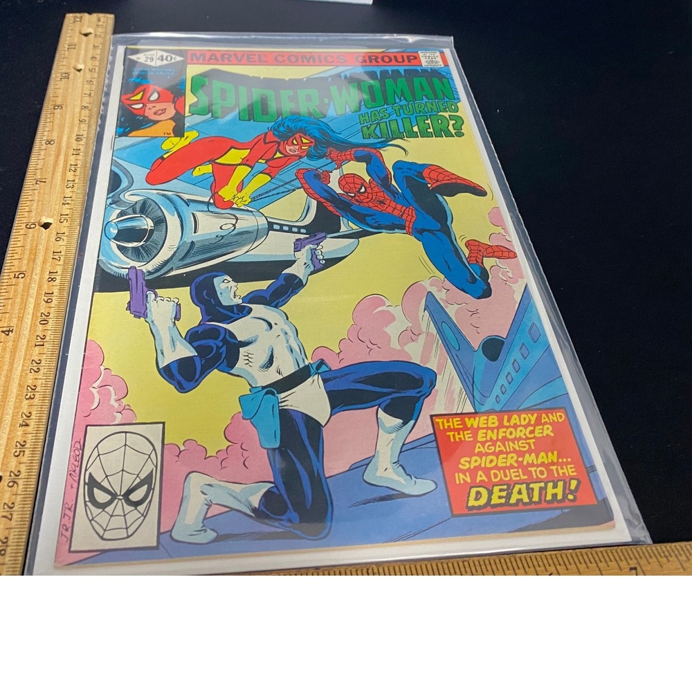 Spider Woman #40 Marvel Comics 1980 The Web Lady and The Enforcer Vs Spider-Man